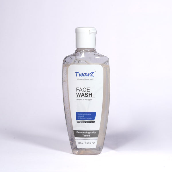 Twarz Face Wash | Salicylic Acid, Sepicontrol™ A5 & Lactic Acid | Oil-Control Cleanser for Acne-Prone Skin | Sulfate & Paraben-Free