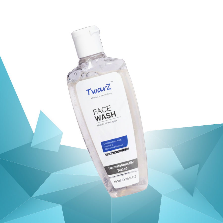 Twarz Face Wash | Salicylic Acid, Sepicontrol™ A5 & Lactic Acid | Oil-Control Cleanser for Acne-Prone Skin | Sulfate & Paraben-Free