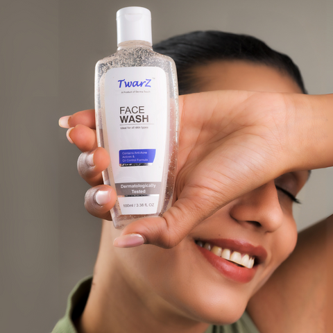 Twarz Face Wash | Salicylic Acid, Sepicontrol™ A5 & Lactic Acid | Oil-Control Cleanser for Acne-Prone Skin | Sulfate & Paraben-Free