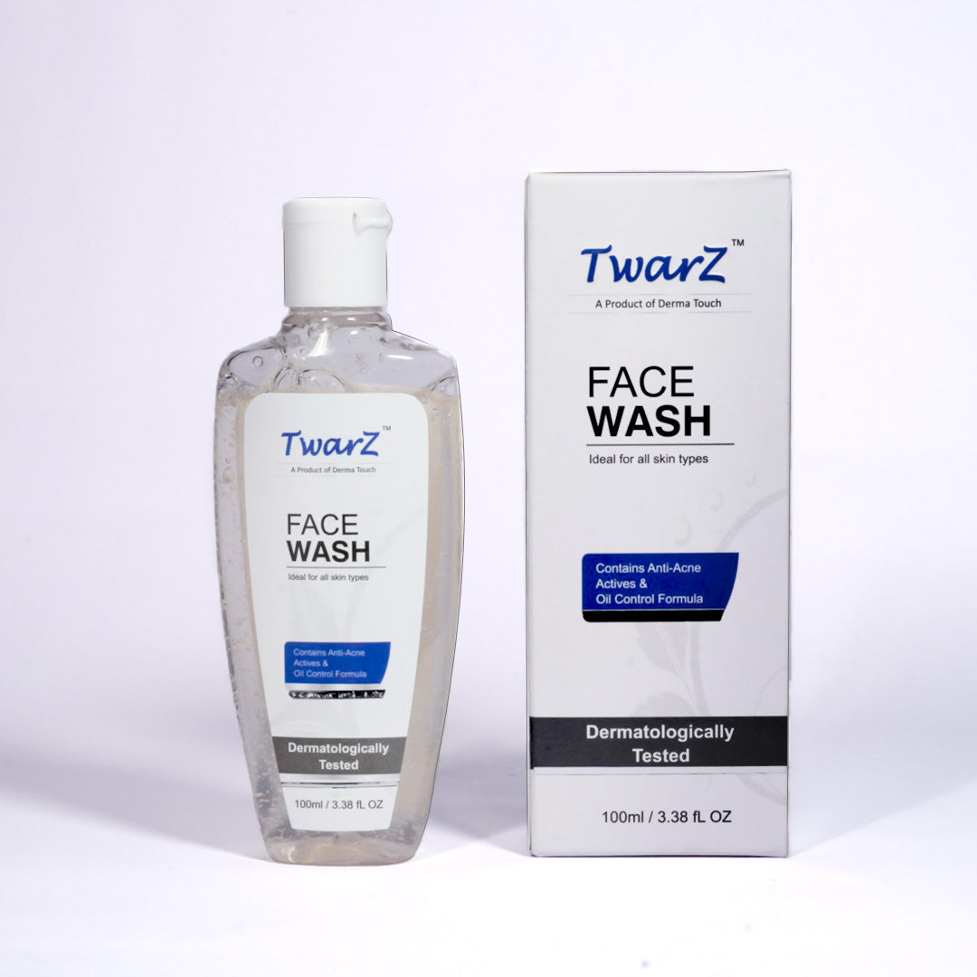 Twarz Face Wash | Salicylic Acid, Sepicontrol™ A5 & Lactic Acid | Oil-Control Cleanser for Acne-Prone Skin | Sulfate & Paraben-Free