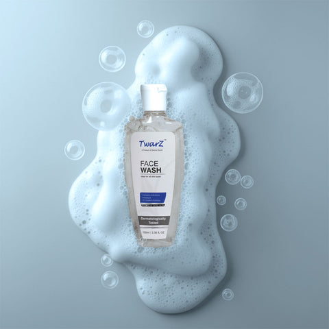 Twarz Face Wash | Salicylic Acid, Sepicontrol™ A5 & Lactic Acid | Oil-Control Cleanser for Acne-Prone Skin | Sulfate & Paraben-Free