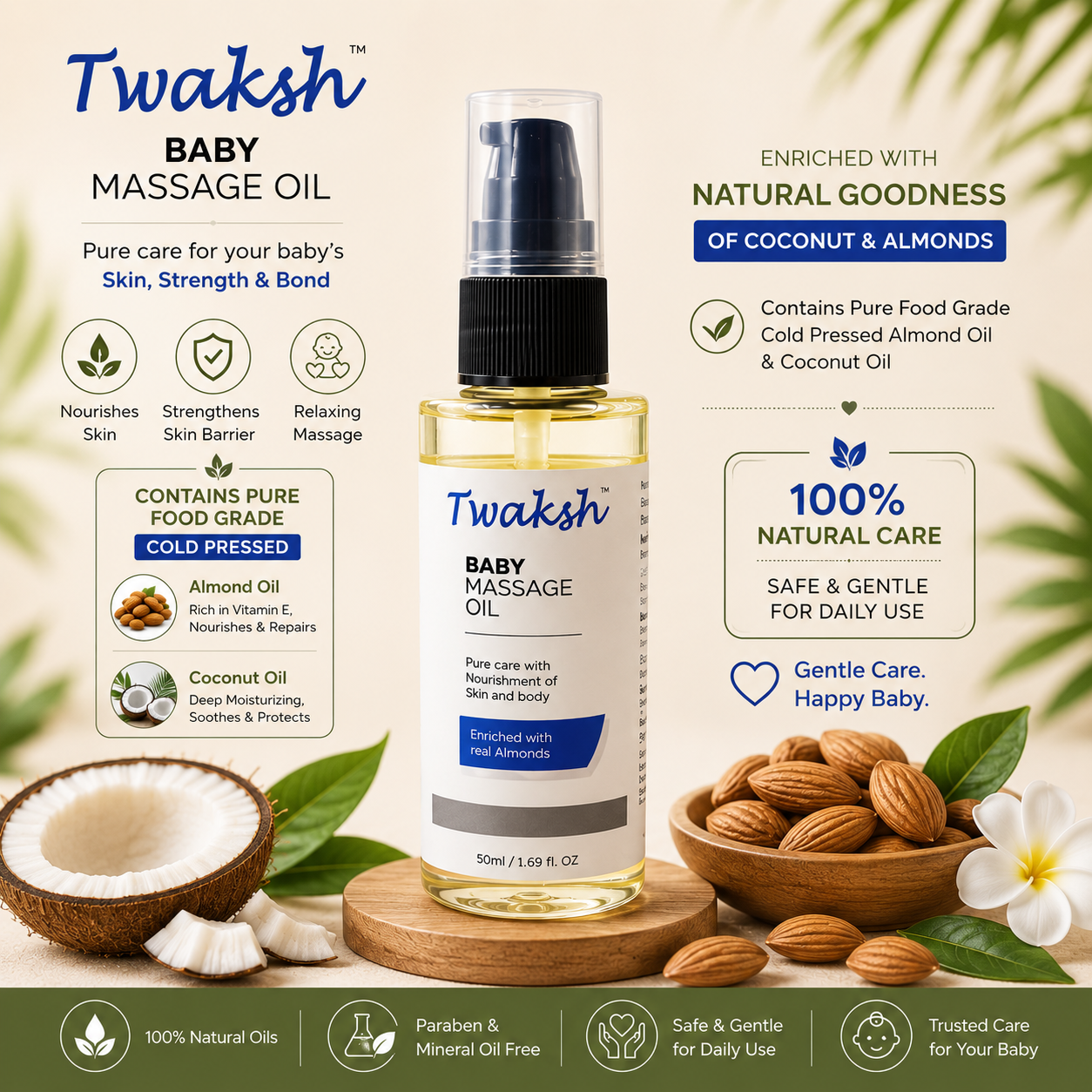Twaksh Baby Massage Oil