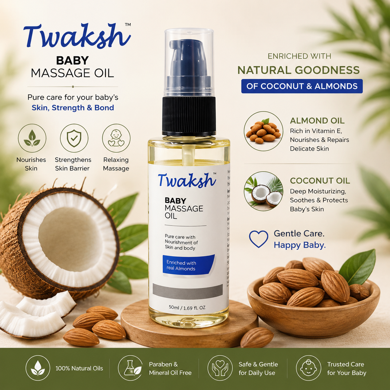 Twaksh Baby Massage Oil